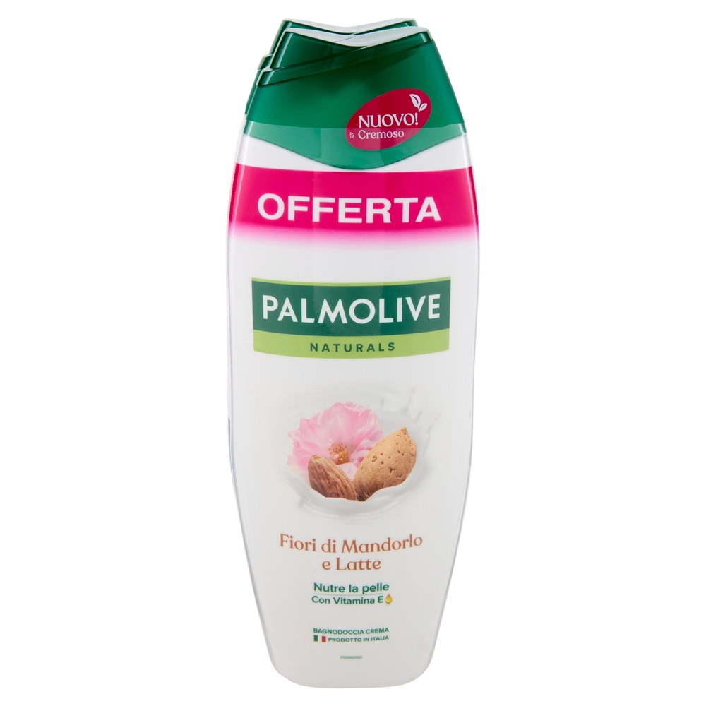 Palmolive bagnoschiuma Naturals Fiori di Mandorlo con idratante 2x500ml